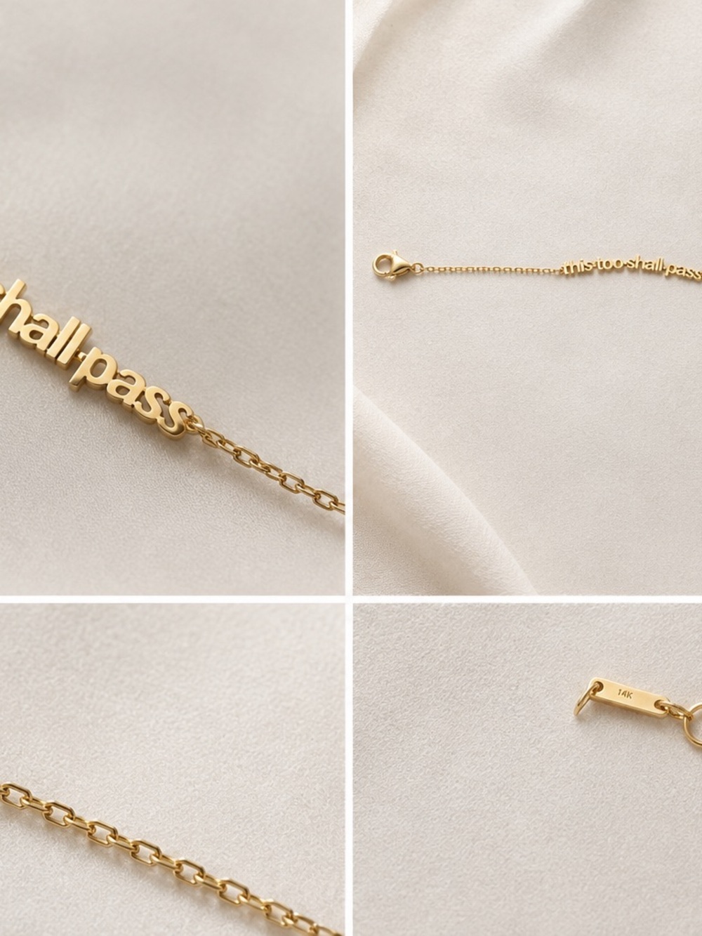 Audry Rose This Too Shall Pass Bracelet - Yellow Gold - Picture 2 of 2